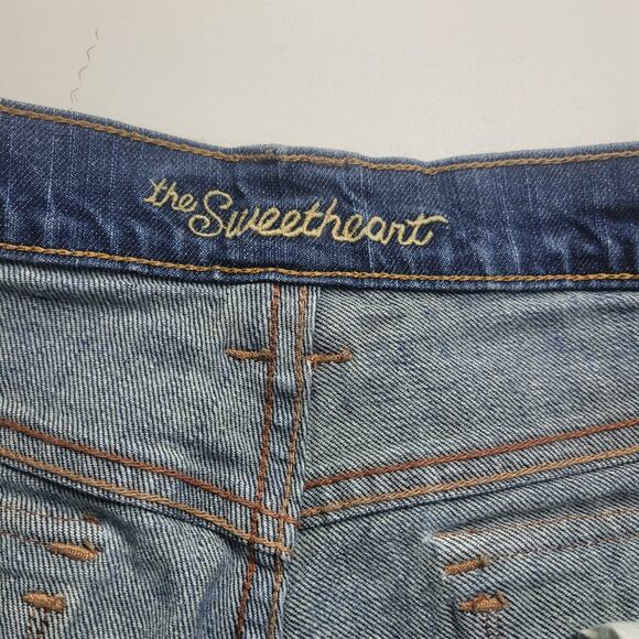 Old Navy Sweetheart Bootcut Jeans 12 Western Boho Retro Cowgirl Festival Classic - Picture 4 of 9